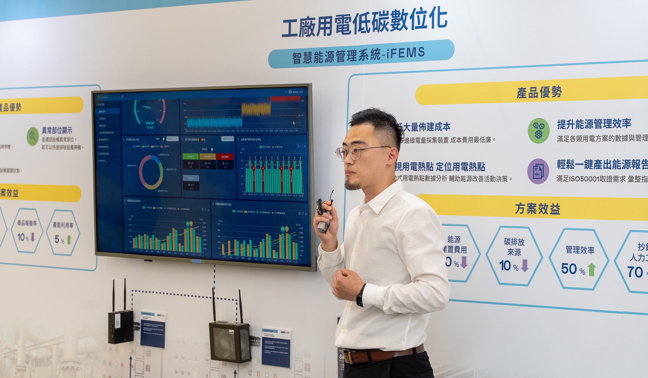 In assisting businesses with implementing smart manufacturing, WWW.乐鱼 Digitech has created the &ldquo;iFEMS smart energy management system&rdquo;. This system has been successfully implemented in various industries, significantly reducing labor costs and increasing overall management efficiency